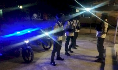 Cegah-Kejahatan-Di-malam-minggu,-Sat-Samapta-Polres-Sabu-Raijua-Rutin-Patroli-Malam