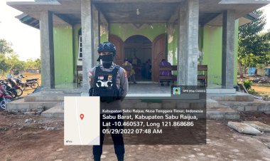 Sat-Samapta-Polres-Sabu-Raijua-Rutin-melakukan-Pengamanan-Pada-Ibadah-Hari-Minggu