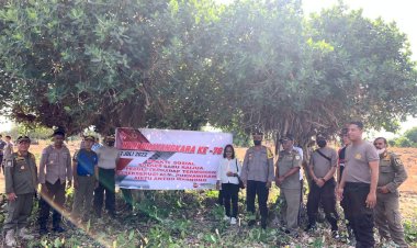 Menyambut-HUT-Bhayangkara-ke-76,-Polres-Sabu-Raijua-Lakukan-Bakti-Sosial-Peduli-terhadap-termohon-tereksekusi-Alm.-Purn.-Aiptu-Anton-Wasonono