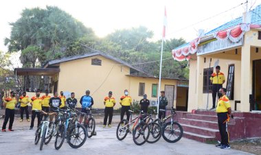 Meriahkan-HUT-Bhayangkara-ke-76,-Polres-Sabu-Raijua-Gelar-Fun-Bike