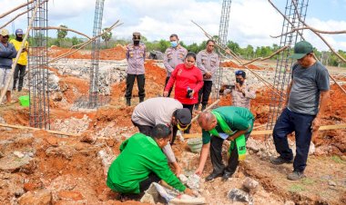 Kapolres-Sabu-Raijua-Pimpin-Peletakan-Batu-Pertama-Pembangunan-Mako-Polres-Sabu-Raijua