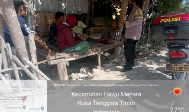 Bhabinkamtibmas-Polsek-Hawu-Mehara-Rutin-laksanakan-Sambang-ke-masyarakat