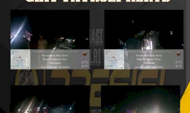 Kamtibmas-terjaga-aman,-Sat-Samapta-Polres-Sabu-Raijua-rutin-patroli-malam