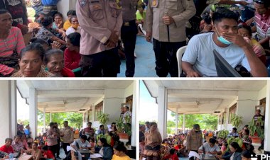 Kapolres-Sabu-Raijua-Memantau-Langsung-Pelaksanaan-Vaksinasi-Covid---19-di-Kantor-Camat-Hawu-Mehara