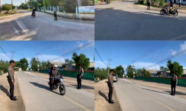 Masa-Orientasi-di-Polres-Sabu-Raijua,-Bintara-Remaja-Angkatan-47-laksanakan-pengaturan-arus-lalin-di-pagi-hari