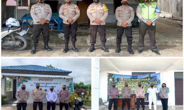 Pastikan-Kamtibmas-tetap-aman,-Kapolres-Sabu-Raijua-mengecek-pos-pengamanan-nataru