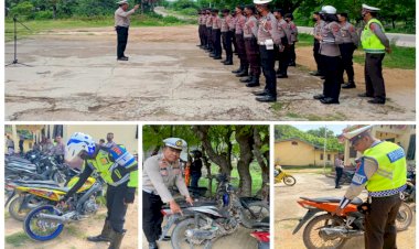 Sat-Lantas-Polres-Sabu-Raijua-laksanakan-operasi-lilin-pemeriksaan-knalpot-racing