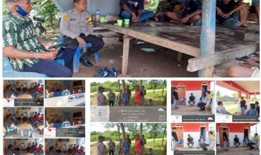 Bhabinkamtibmas-Res-Sabu-Raijua-laksanakan-sambang-sampaikan-pesan-kamtibmas-di-masyarakat-desa-binaan