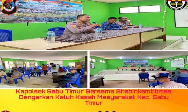 Kapolsek-Sabu-Timur-bersama-Bhabinkamtibmas-dengarkan-keluh-kesah-masyarakat-Kec.-Sabu-Timur