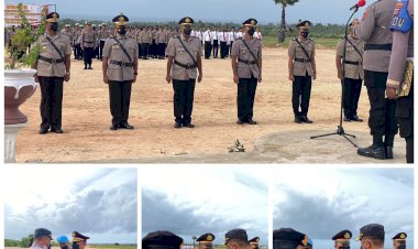 Kapolres-Sabu-Raijua-Pimpin-Sertijab-Wakapolres,-Kabag-Ops,-Kasat-Lantas-dan-Kapolsek-Sabu-Barat-Polres-Sabu-Raijua