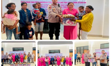 Kapolres-Sarai-bersama-Ketua-Bhayangkari-Cabang-Sarai-Sosialisasikan-Pencanangan-Program-Orang-Tua-Asuh-anak-Stunting