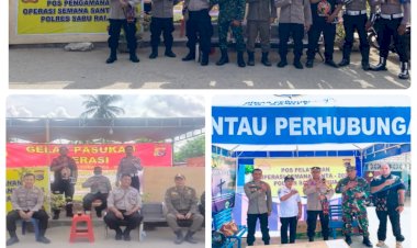 Kapolres-Sabu-Raijua-Lakukan-Pengecekan-Pos--Operasi-Samana-Santa-2023