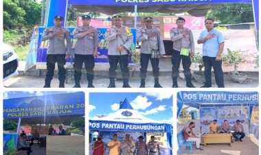 Kapolres-Sarai-Memantau-Langsung-Pos-Pengamanan-Operasi-Ketupat-Turangga-2023