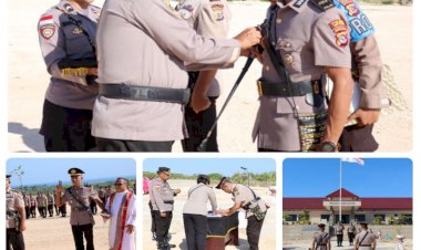 Kapolres-Sarai-Pimpin-Sertijab-kapolsek-Sabu-Timur