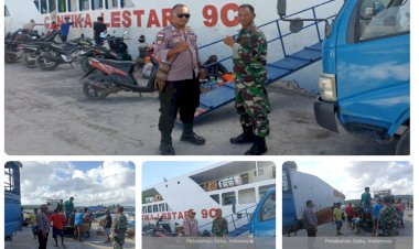 Pengamanan-Pelabuhan-Seba-dalam-Membangun-Sinergitas-TNI-Polri-di-Kabupaten-Sarai