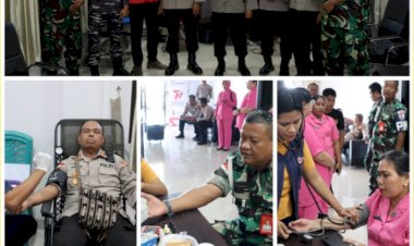 Jelang-Hari-Bhayangkara-Ke-77,-Kapolres-Sarai-Gelar-Bakti-Kesehatan-Donor-Darah