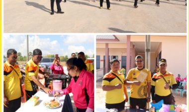 Jelang-Hari-Bhayangkara-Ke-77-,-Kapolres-Sarai-Gelar-olahraga-dan-Lomba-masak-Bersama-Bhayangkari