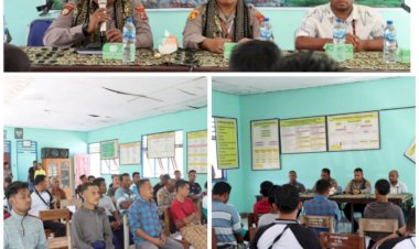 Giat-Rutin-Jum'at-Curhat,-kapolres-Sarai-bersama-PJU-dan-Bhabinkamtibmas-dengar-keluh-kesah-masyarakat-Desa-Lobohede