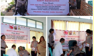 Jelang-HUT-Polwan-ke-75,-Polwan-Polres-Sarai-Laksanakan-Kegiatan-Bakti-Kesehatan
