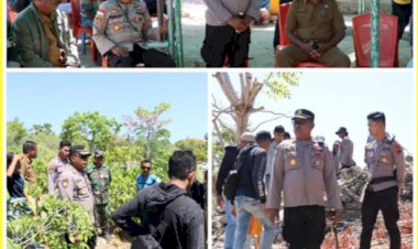 kapolres-Sarai-Tinjau-dan-Cek-Langsung-TKP-Pembunuhan-di-kecamatan-Raijua