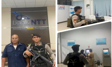 Pengamanan-Objek-Vital-Kantor-Bank-NTT-oleh-Sat-samapta-Polres-Sarai