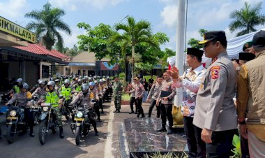 Wujudkan-Pemilu-Damai,-Kaops-Nusantara-Cooling-System-Tebar-1.500-Paket-Sembako-di-Tasikmalaya 