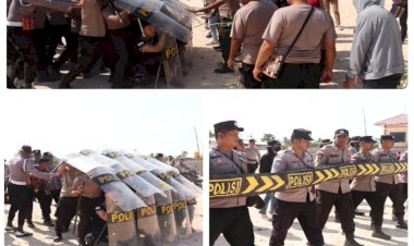 Polres-Sarai-Laksanakan-Latihan-Sispamkota-Pemilu-2024