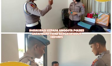 Sosialisasi-kepada-Anggota-Polres-Sarai-Agar-Tidak-Bergaya-Hidup-Hedonis