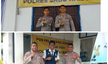 Operasi-Ketupat-Turangga-2024,-Polres-Sarai-Laksanakan-kegiatan-Pengamanan-Di-Pos-Pengamanan.