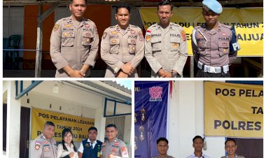 Operasi-Ketupat-Turangga-2024,-Polres-Sarai-Laksanakan-kegiatan-Pengamanan-Di-Pos-Pengamanan.