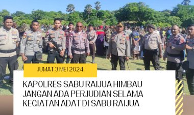 Kapolres-Sabu-Raijua-Himbau-Jangan-Ada-Perjudian-Selama-Kegiatan-Adat-Di-Sabu-Raijua