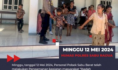 Giat-Pengamanan-Gereja-di-Wilkum-Polsek-Sabu-Barat