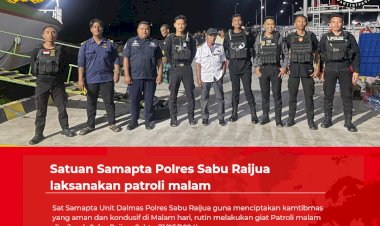 Satuan-Samapta-Polres-Sabu-Raijua -laksanakan-patroli-malam 