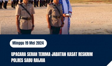 UPACARA-SERAH-TERIMA-JABATAN-KASAT-RESKRIM-POLRES-SABU-RAIJUA