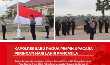 KAPOLRES-SABU-RAIJUA-PIMPIN-UPACARA-PERINGATI-HARI-LAHIR-PANCASILA