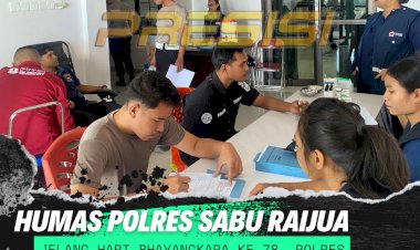 Jelang-Hari-Bhayangkara-Ke-78,-Polres-Sarai-Gelar-Bakti-Kesehatan-Donor-Darah