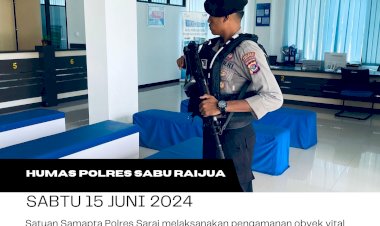 Satuan-Samapta-Polres-Sarai-melaksanakan-pengamanan-obyek-vital-pada-yang-ditugaskan-untuk-melaksanakan-pengamanan-di-Bank-NTT. 