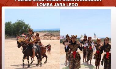 Menyambut-Hari-Bhayangkara-Ke-78-Polres-Sabu-Raijua-Selenggarakan-Lomba-Jara-Ledo