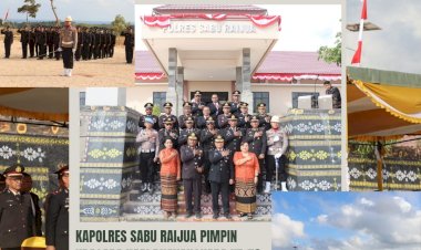 Kapolres-Sabu-Raijua-Pimpin-Upacara-Hari-Bhayangkara-Ke-78