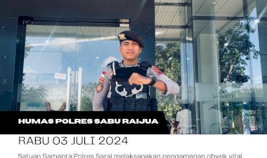 Satuan-Samapta-Polres-Sarai-melaksanakan-pengamanan-obyek-vital-pada-yang-ditugaskan-untuk-melaksanakan-pengamanan-di-Bank-NTT. 