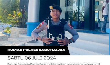 Satuan-Samapta-Polres-Sarai-melaksanakan-pengamanan-obyek-vital-pada-yang-ditugaskan-untuk-melaksanakan-pengamanan-di-Bank-NTT. 