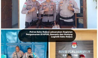 Polres-Sabu-Raijua-tempatkan-personelnya-untuk-mengamankan-kantor-Komisi-Pemilihan-Umum-Daerah-(KPUD),-Badan-Pengawas-pemilu-(-BAWASLU-)-dan-Gudang-logistik-pilkada-Kab.-Sabu-Raijua.