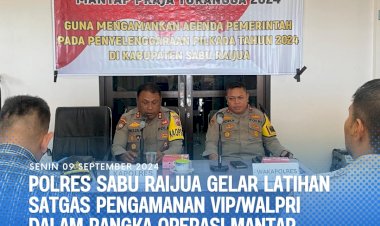 POLRES-SABU-RAIJUA-GELAR-LATIHAN-SATGAS-PENGAMANAN-VIP/WALPRI-DALAM-RANGKA-OPERASI-MANTAP-PRAJA-TURANGGA-2024