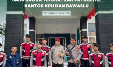 Personil-Sat-Samapta-Polres-Sabu-Raijua-secara-intensif-melaksanakan-patroli-di-Kantor-KPU-dan-Bawaslu-Kab.-Sabu-Raijua