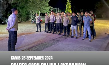 POLRES-SABU-RAIJUA-LAKSANAKAN-KEGIATAN-PENGAMANAN-GIAT-KAMPANYE