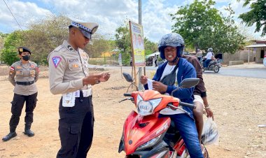 Demi-Wujudkan-Kamseltibcarlantas-di-Wilkum-Polres-Sabu-Raijua,-Sat-Lantas-Polres-Sabu-Raijua-Laksanakan-Ops-Zebra-Turangga-2024