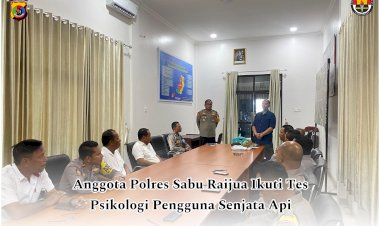 Personel-Polres-Sabu-Raijua-Melaksanakan-Tes-Psikologi-Penggunaan-Senjata-Api