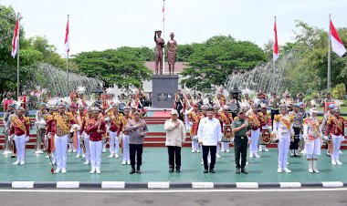Presiden-Prabowo-Disambut-Meriah-di-Pembukaan-Apel-Kasatwil-Polri-2024