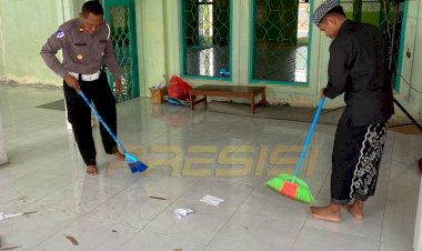Sat-Lantas-Polres-Sabu-Raijua-Gelar-Bakti-Sosial-di-Masjid-An-Nur-Seba