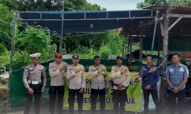 Operasi-Ketupat-Turangga-2025,-Polres-Sarai-Laksanakan-kegiatan-Pengamanan-Di-Pos-Pengamanan.